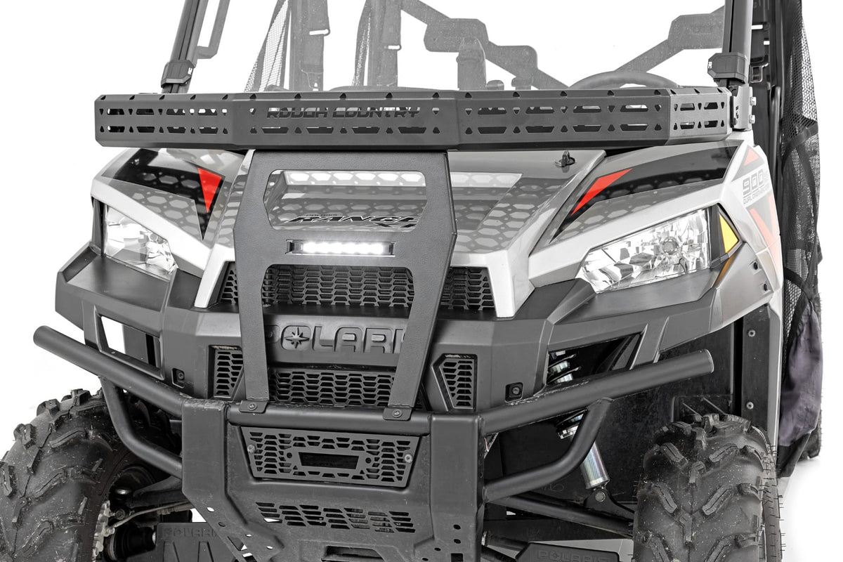 Front Cargo Rack | 6" Black Slimline | Polaris Ranger XP 900/Ranger XP 1000 - Cargo Management (Image 6 of 6)