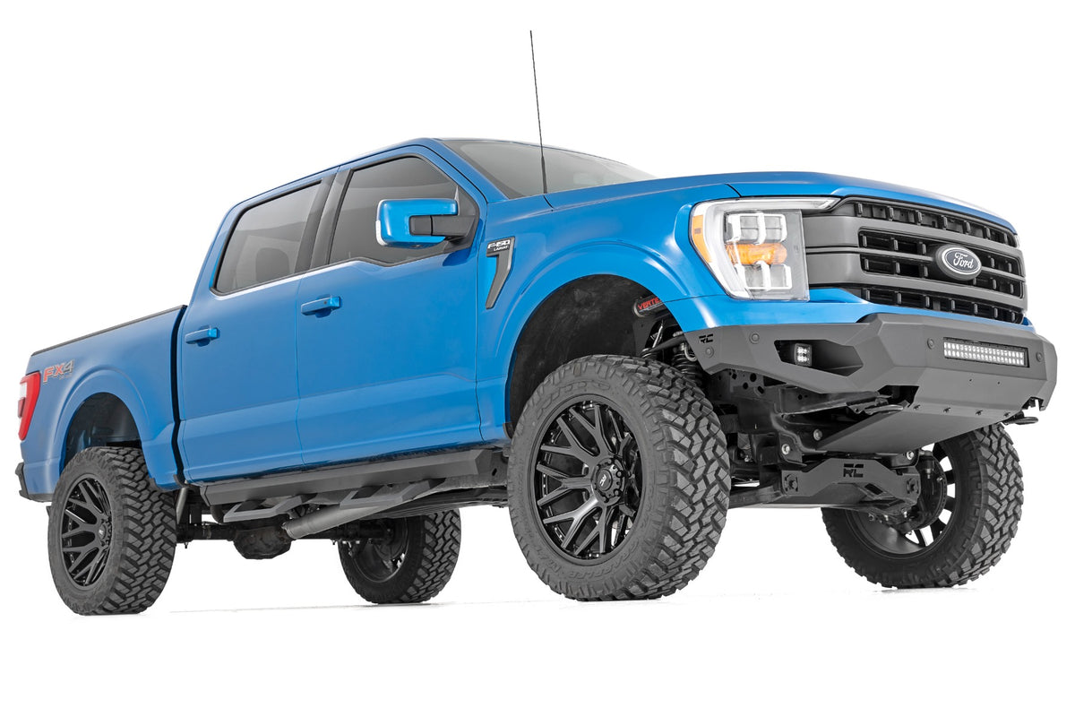 High Clearance Front Bumper | LED Lights & Skid Plate | Ford F-150 (21-23) - Bumpers (Image 4 of 6)