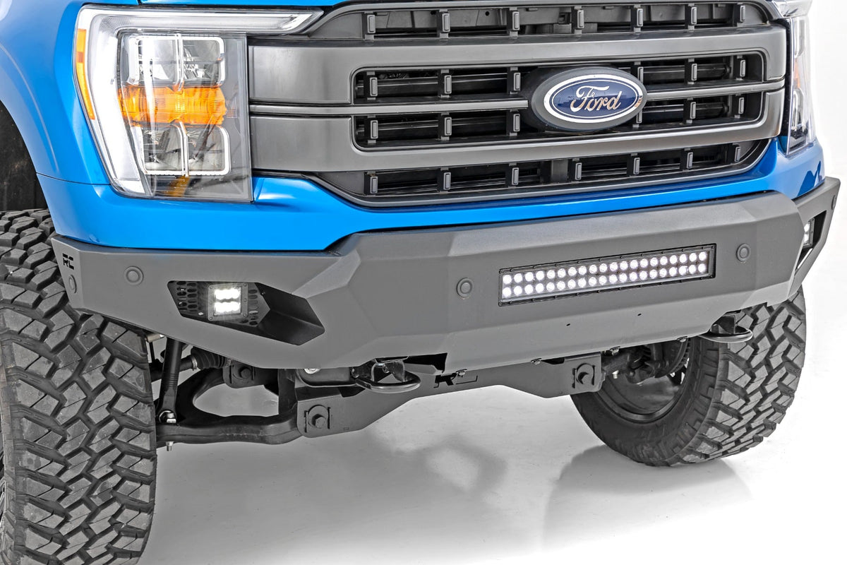 High Clearance Front Bumper | LED Lights & Skid Plate | Ford F-150 (21-23) - Bumpers (Image 1 of 6)
