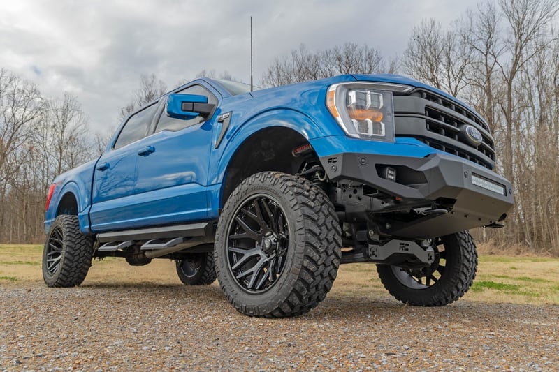 RC High Clearance Front Bumper | LED Lights & Skid Plate | Ford F-150 (21-23) (manufacturer page)