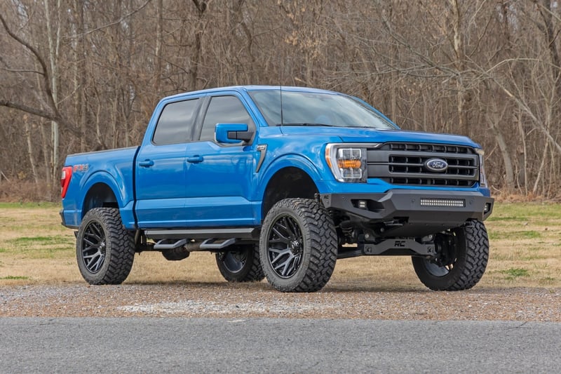 RC High Clearance Front Bumper | LED Lights & Skid Plate | Ford F-150 (21-23) (manufacturer page)