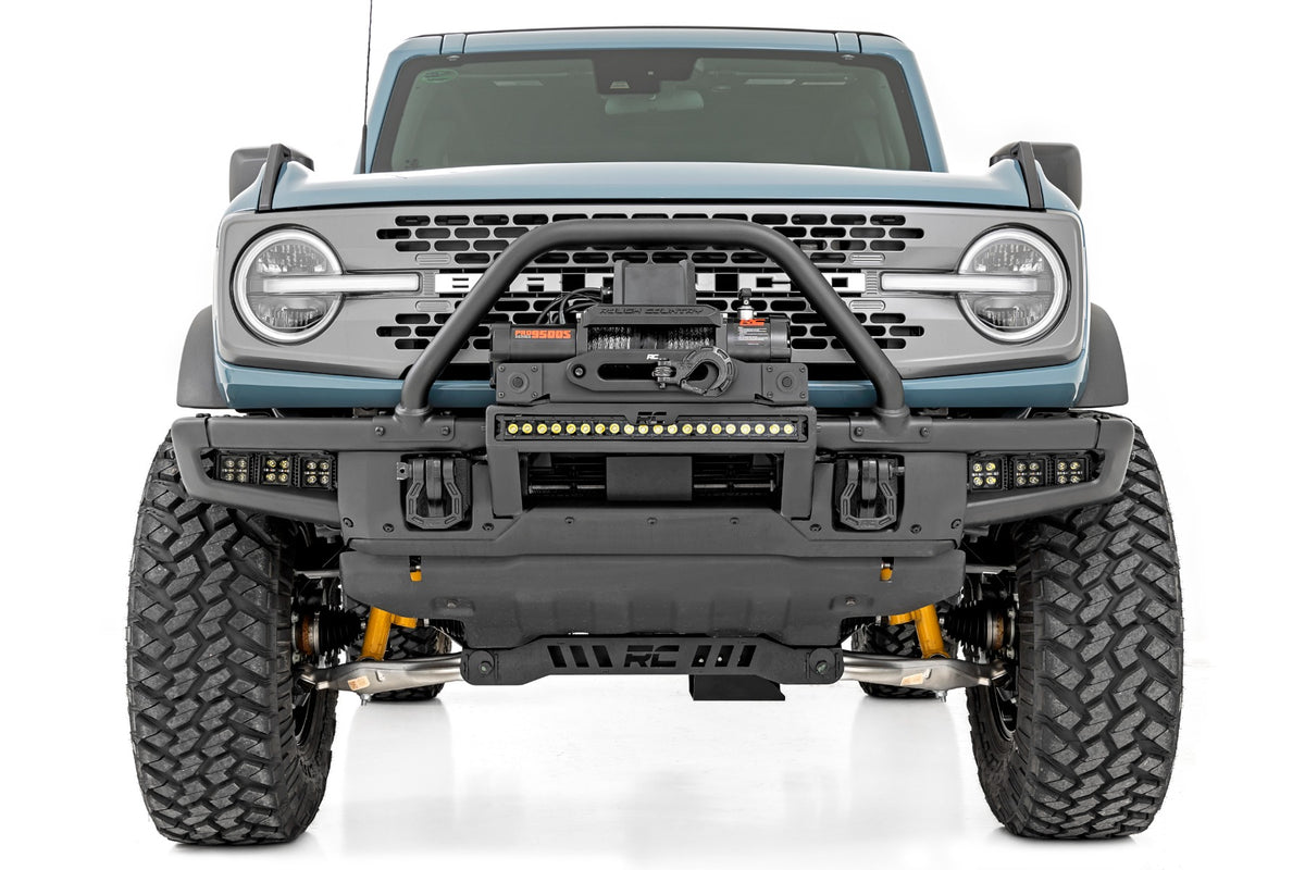 High Winch Mount | All Models | 20 Inch Black Single Row LED | DRL | Ford Bronco (21-26) - Winches & Acc (Image 5 of 6)