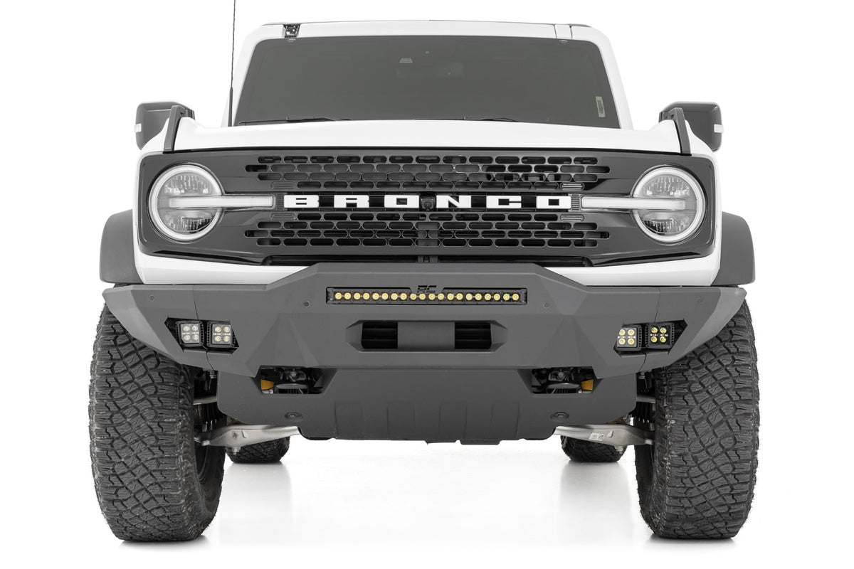 RC Front Bumper | Modular | Full Wings | Flood | Fog | Ford Bronco 4WD (21-26) (manufacturer page)