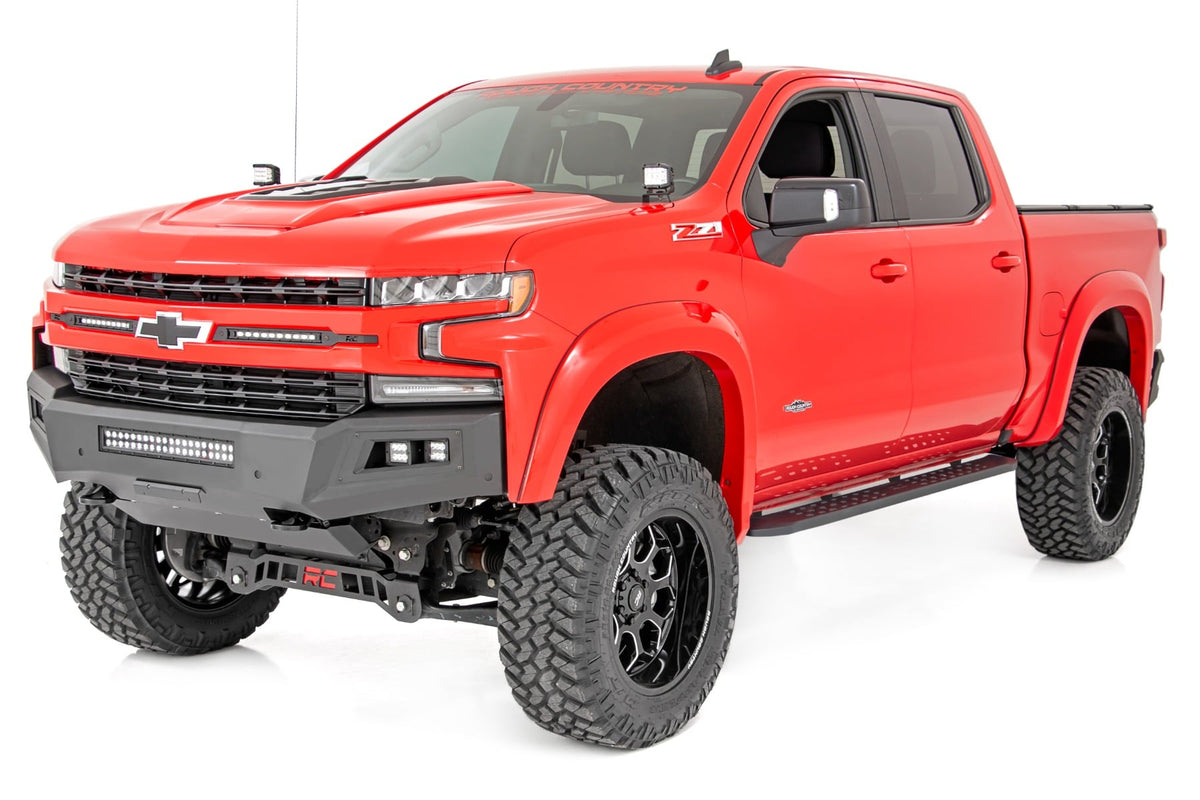 RPT2 Running Boards | Crew Cab | Black | Chevy/GMC 1500/2500HD/3500HD (19-26) - Steps & Runningboard (Image 2 of 6)