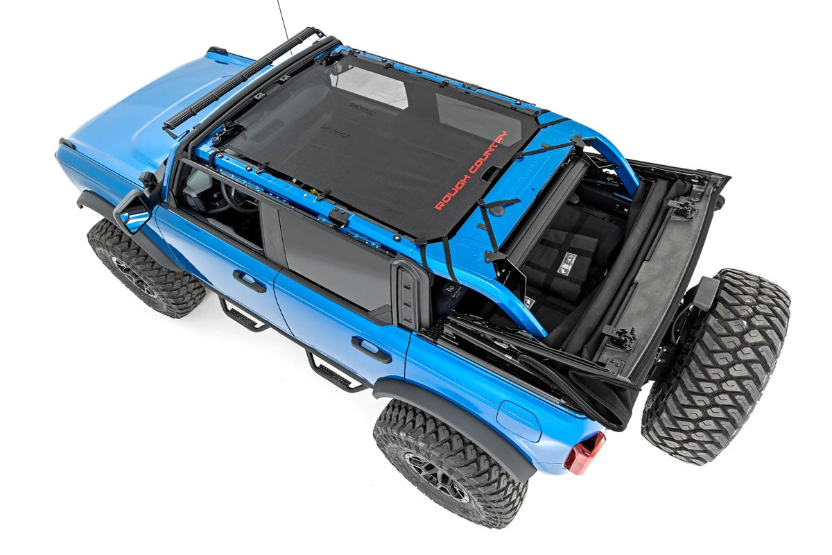 Mesh Bikini Top Plus | Black | Ford Bronco 4WD (2021-2026) - Jeep Tops (Image 4 of 6)