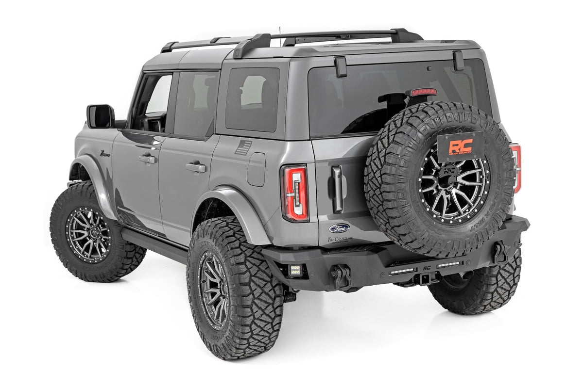 Rear Bumper | Black Series LED | 6" Pair | Slim Line | | Ford Bronco (21-26) - Bumpers (Image 3 of 6)