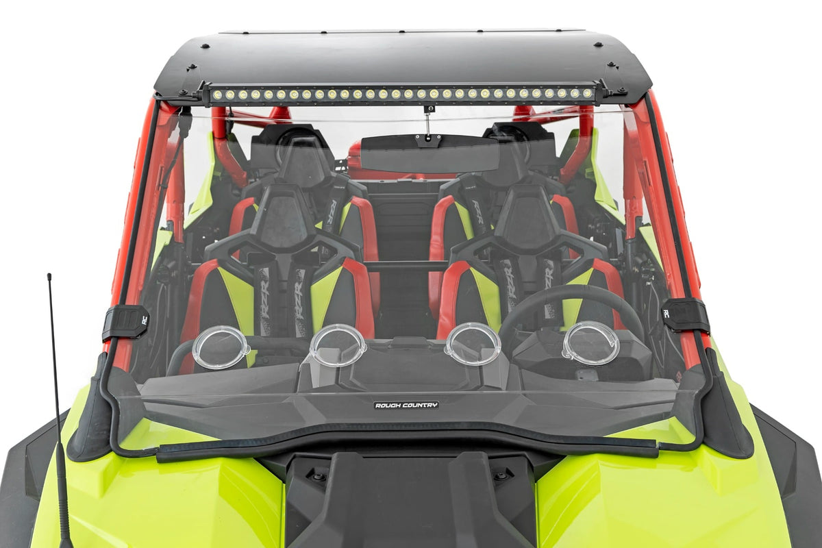 Vented Full Windshield | Scratch Resistant | Polaris RZR Turbo R - Windshields (Image 2 of 6)