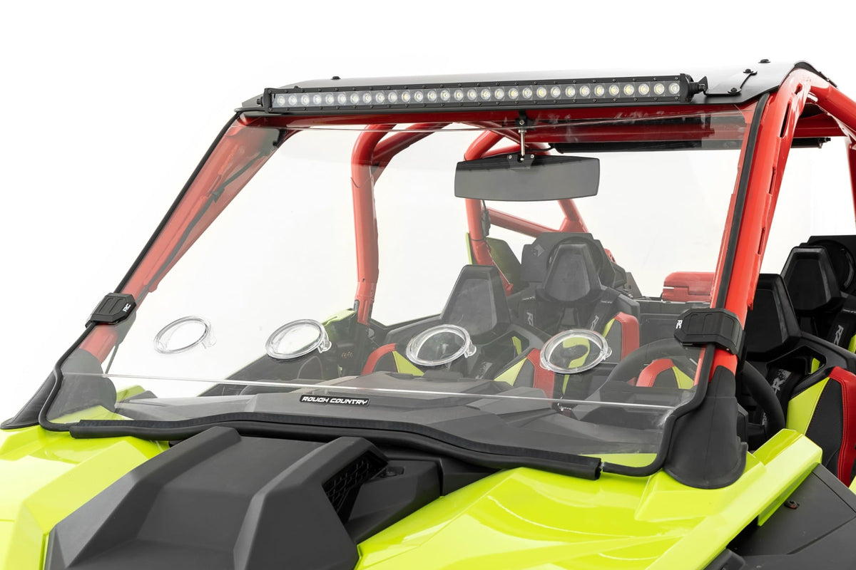 Vented Full Windshield | Scratch Resistant | Polaris RZR Turbo R - Windshields (Image 1 of 6)