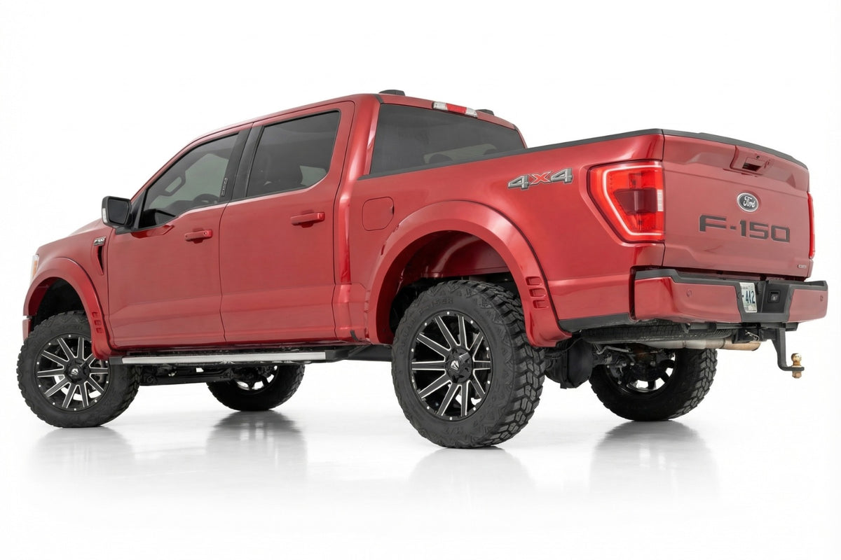 SF1 Fender Flares | EA Hot Pepper Red | Ford F-150 2WD/4WD (2021-2026) - Fender Flares (Image 3 of 6)