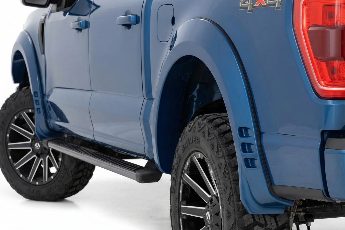 SF1 Fender Flares | B3 Atlas Blue | Ford F-150 2WD/4WD (2021-2026) - Fender Flares (Image 1 of 6)