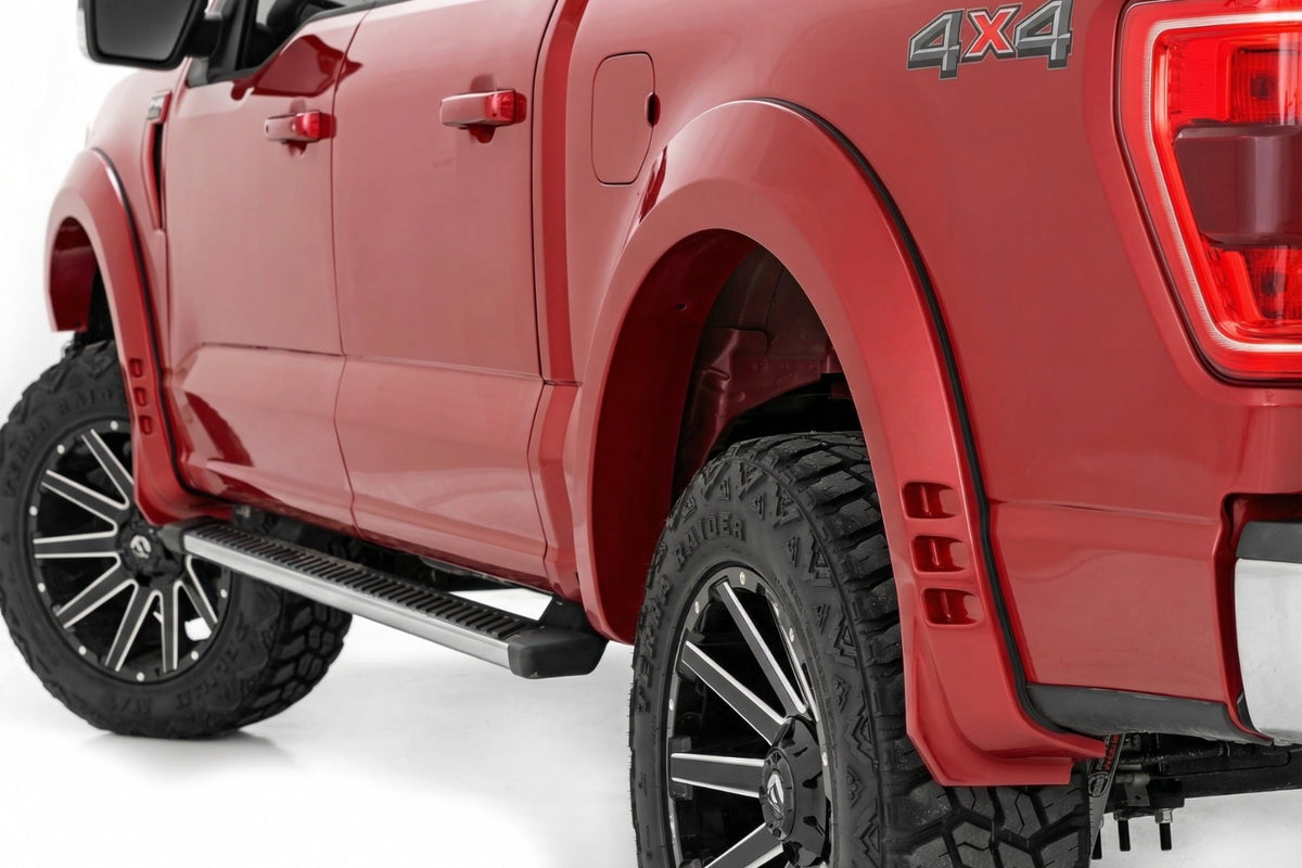 SF1 Fender Flares | EA Hot Pepper Red | Ford F-150 2WD/4WD (2021-2026) - Fender Flares (Image 1 of 6)
