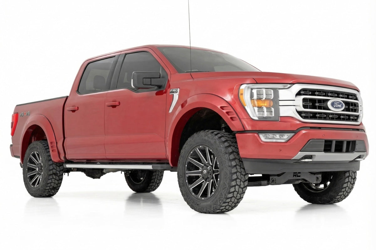 SF1 Fender Flares | EA Hot Pepper Red | Ford F-150 2WD/4WD (2021-2026) - Fender Flares (Image 2 of 6)