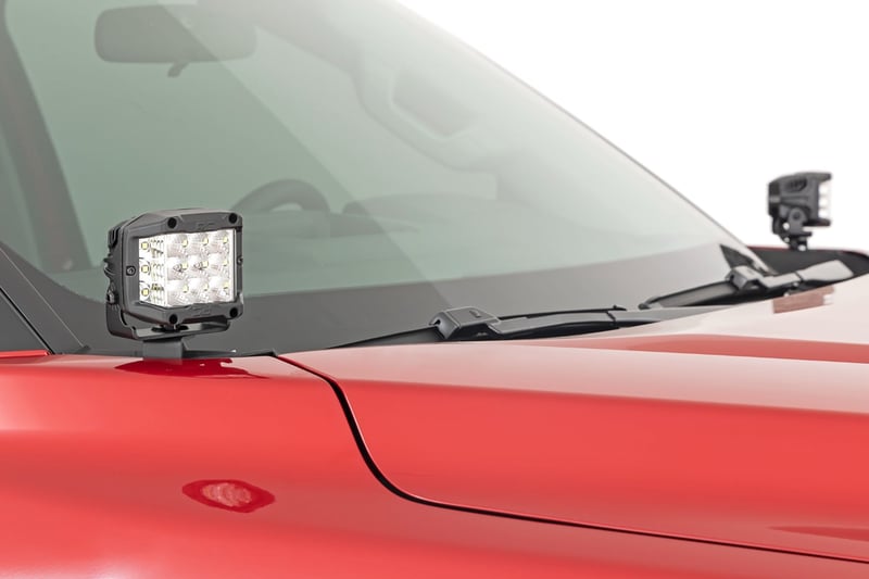 RC LED Light Kit | Ditch Mount | 2" Spectrum Pair | Spot | Toyota Tundra (22-26) (manufacturer page)