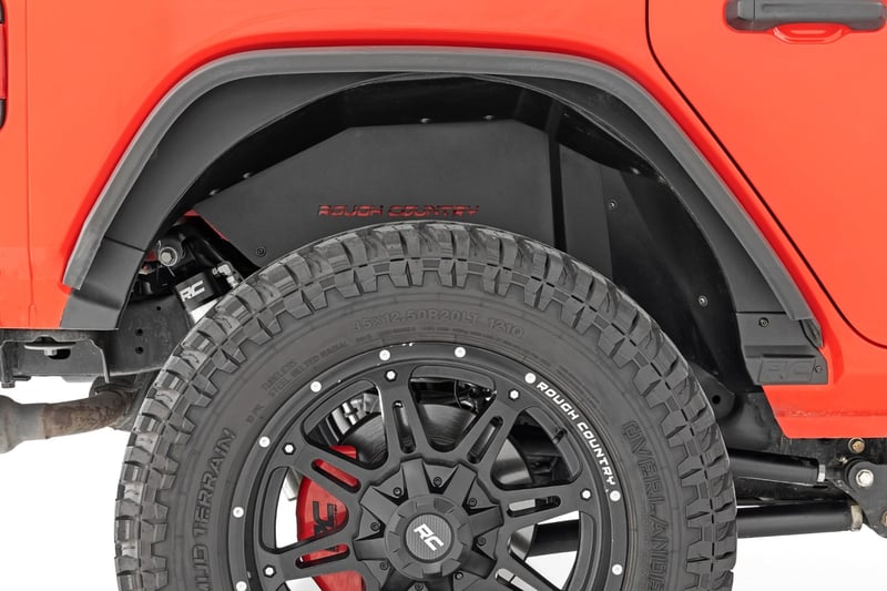 RC High Clearance LED Flat Fender Flare Kit | UV Treated | Jeep Wrangler JL (2018-2026) (manufacturer page)