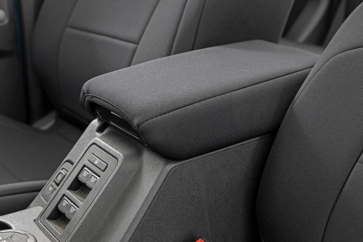 Seat Covers | Bucket Seats |W/Fold Down RR Armrest |FR & RR | 4DR | Ford Bronco (21-26) - Interior & Mats (Image 2 of 5)