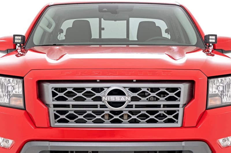 RC LED Light Kit | Ditch Mount | 2" Spectrum Pair | Spot | Nissan Frontier (22-26) (manufacturer page)