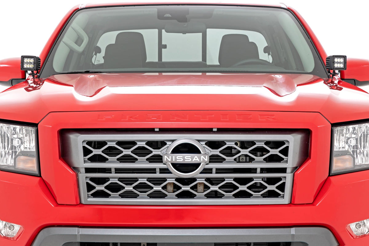 LED Light Kit | Ditch Mount | 2" Black Pair | Amber DRL | Nissan Frontier (22-26) - Lighting & Acc (Image 4 of 6)