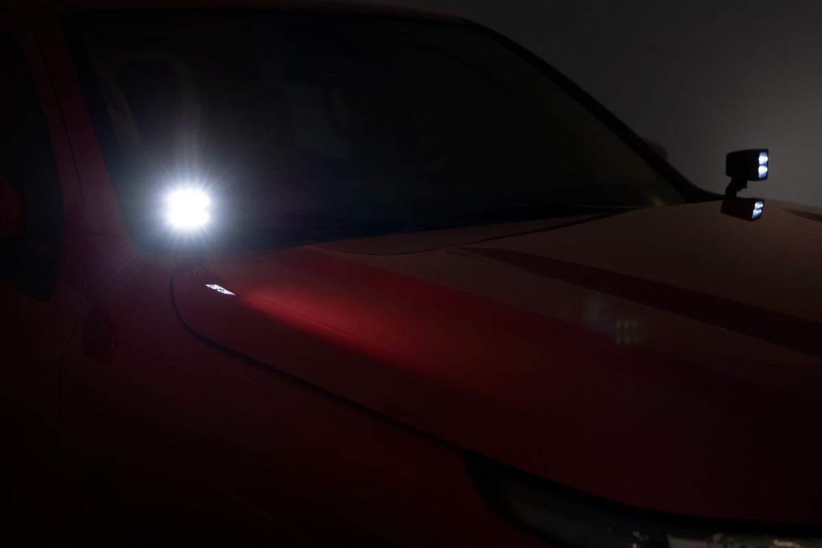 LED Light Kit | Ditch Mount | 2" Black Pair | Amber DRL | Nissan Frontier (22-26) - Lighting & Acc (Image 5 of 6)