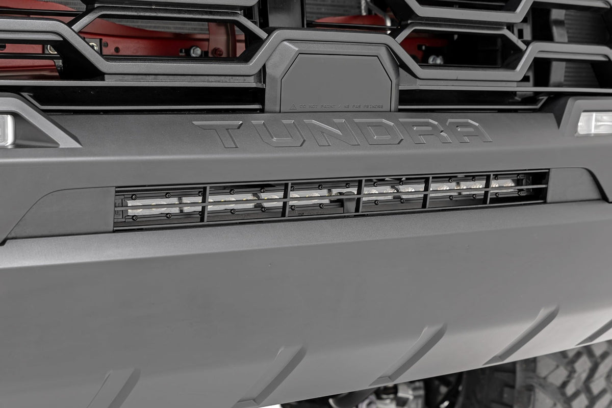 LED Light Kit | Bumper Mount | 20" Black Slim Line | Toyota Tundra (22-26) - Lighting & Acc (Image 3 of 6)