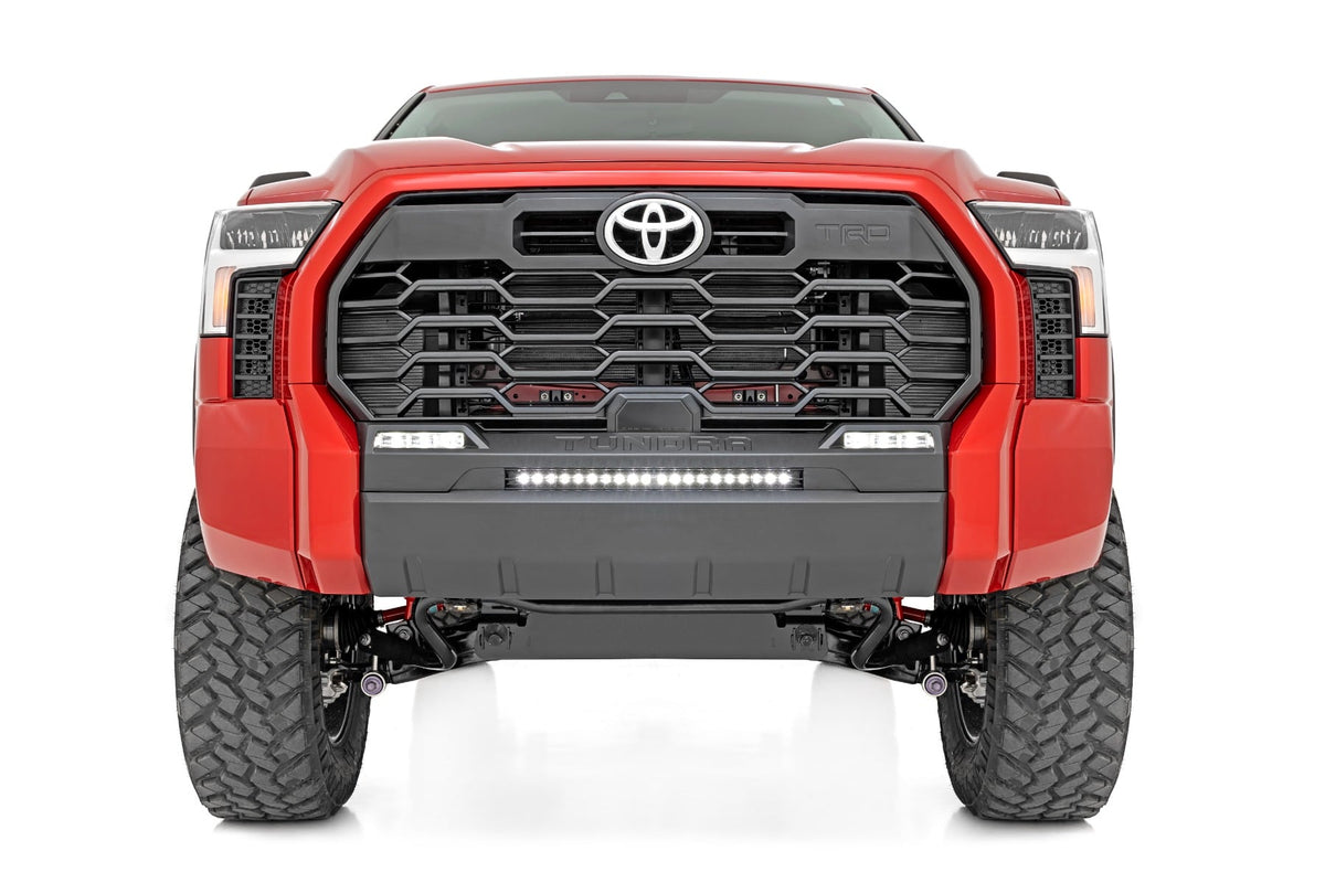 LED Light Kit | Bumper Mount | 20" Black Slim Line | Toyota Tundra (22-26) - Lighting & Acc (Image 5 of 6)