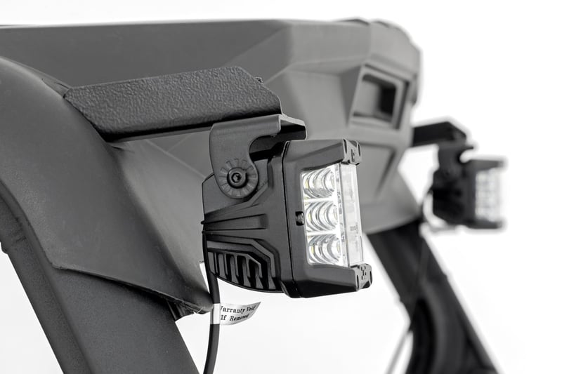 RC LED Light Kit | Rear Mount | 2" Chrome Pair | Wide Angle | Can-Am Maverick Sport 1000R (manufacturer page)