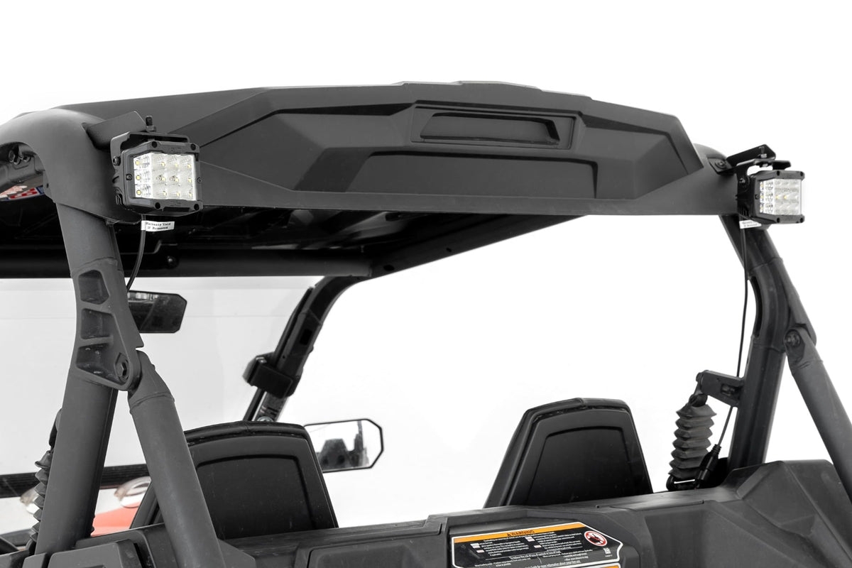 LED Light Kit | Rear Mount | 2" Black Pair | Flood | Can-Am Maverick Sport 1000R - Lighting & Acc (Image 2 of 6)