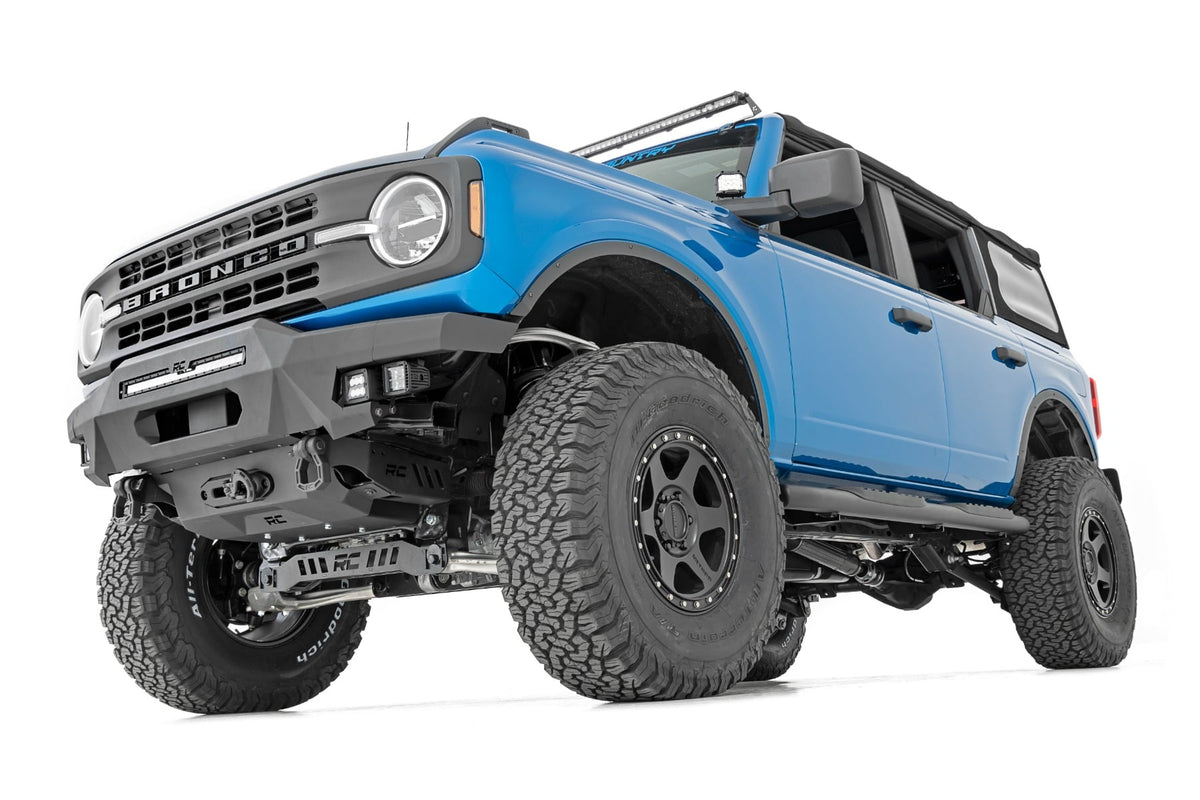 Oval Nerf Step | 4-Door | Black | Ford Bronco 4WD (2021-2026) - Steps & Runningboard (Image 3 of 6)
