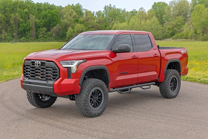 RC LED Light Kit | Bumper Mount | 20" Black Slim Line | Toyota Tundra (22-26) (manufacturer page)
