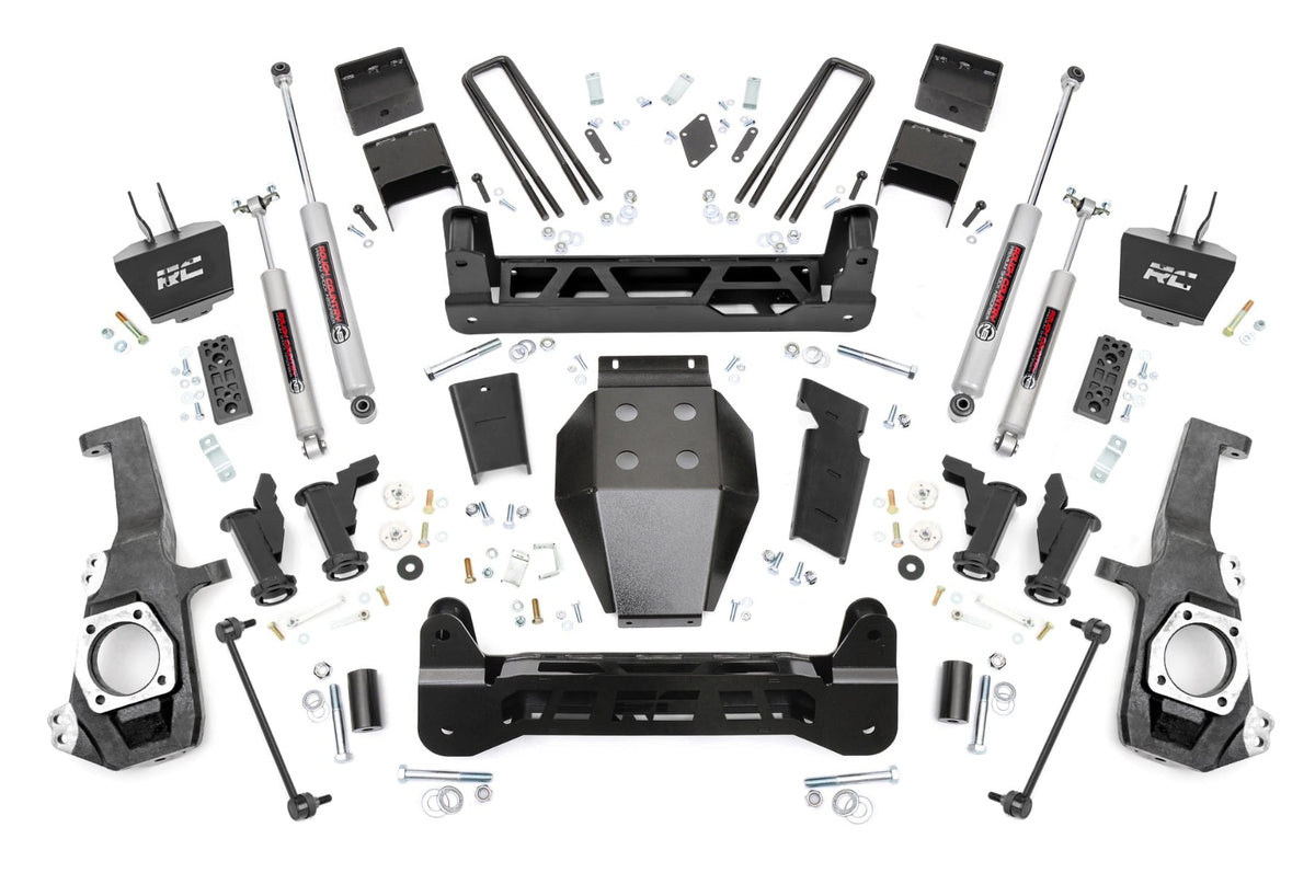 RC 5 Inch Lift Kit | Torsion Drop | V2 | w/ Overloads | Chevy/GMC 2500HD/3500HD (20-26) (manufacturer page)