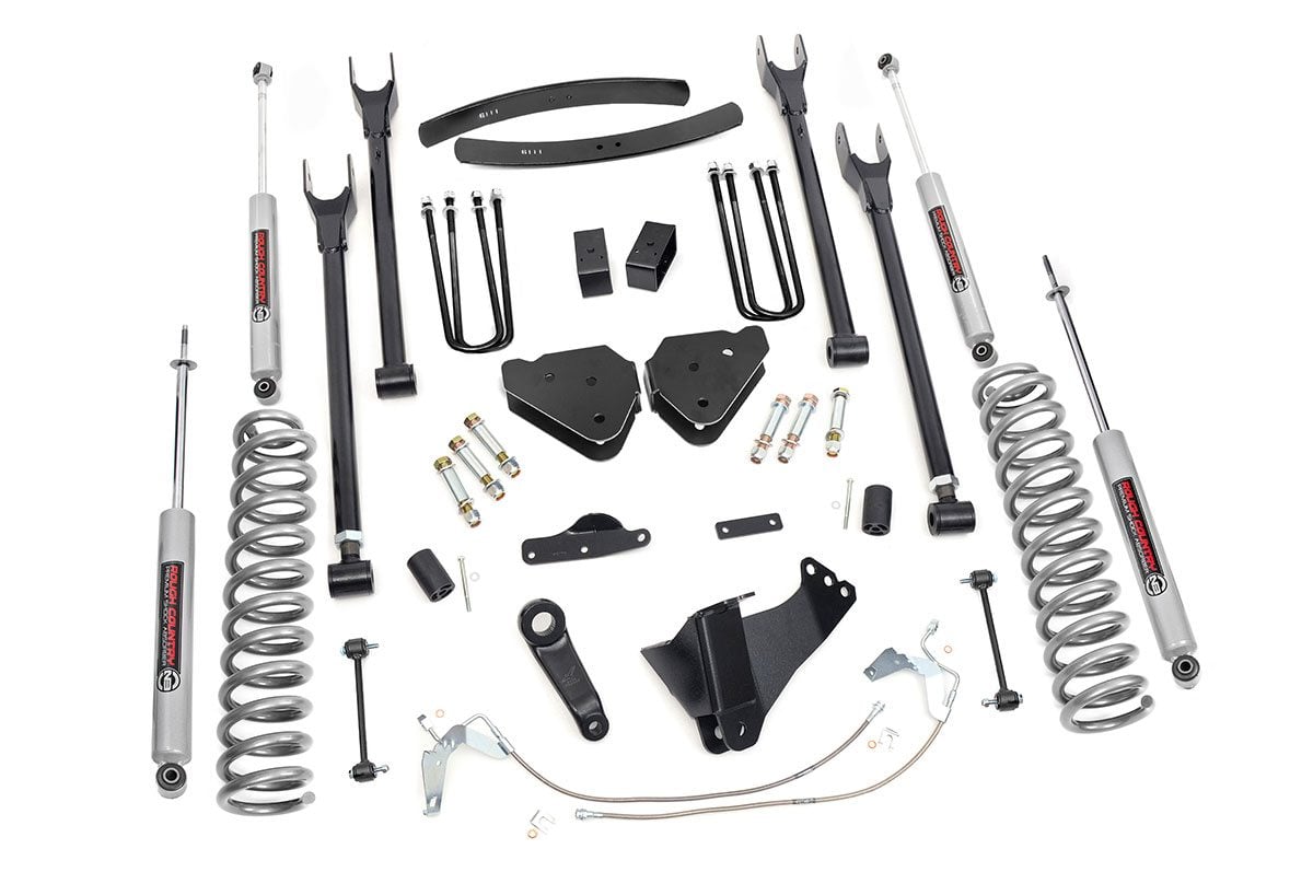 6 Inch Lift Kit | Diesel | 4 Link | Ford F-250/F-350 Super Duty 4WD (08-10) - Susp Lift Kits 4wd