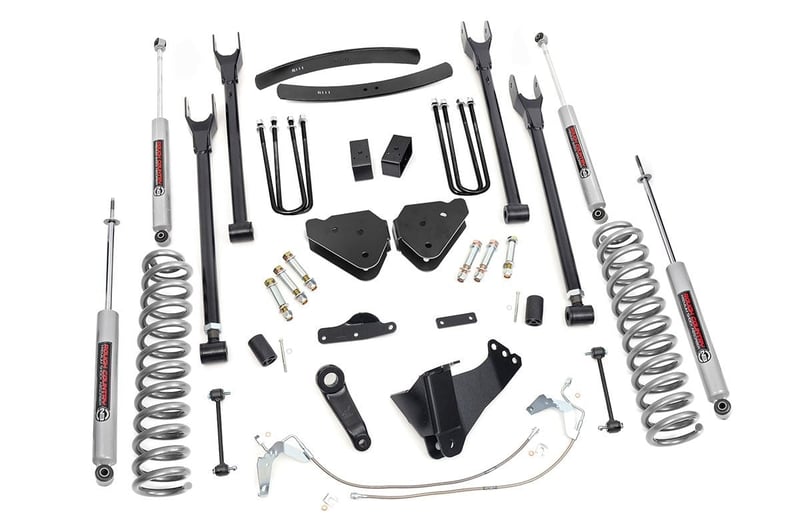 RC 6 Inch Lift Kit | Diesel | 4 Link | M1 | Ford F-250/F-350 Super Duty (08-10) (manufacturer page)