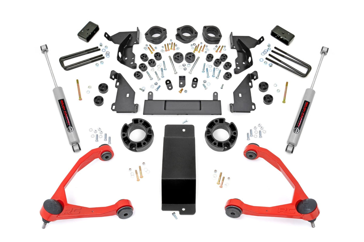 RC 4.75 Inch Lift Kit | Combo | Cast Steel | Chevy/GMC 1500 (14-15) (manufacturer page)