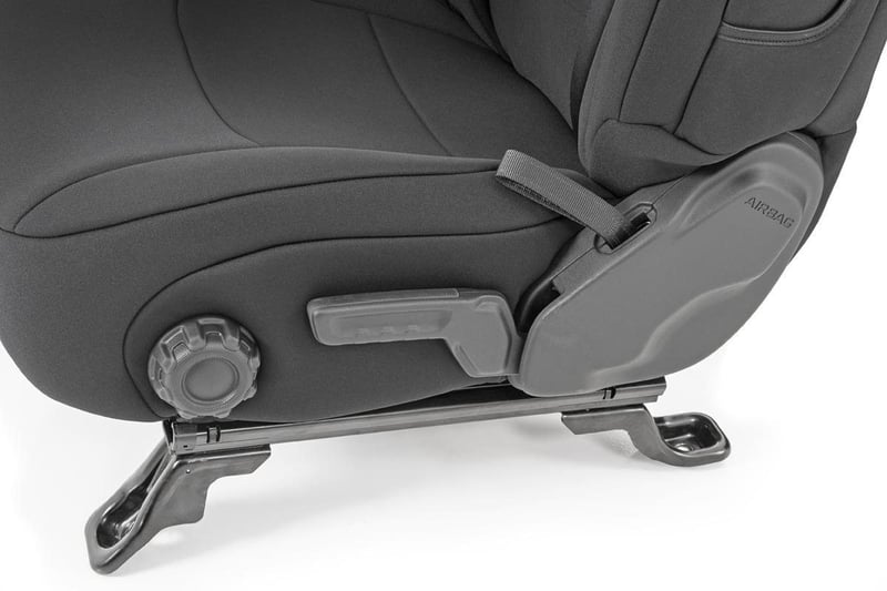 RC Seat Covers | Front and Rear w/ Armrest | Jeep Wrangler Unlimited 4WD (18-26) (manufacturer page)