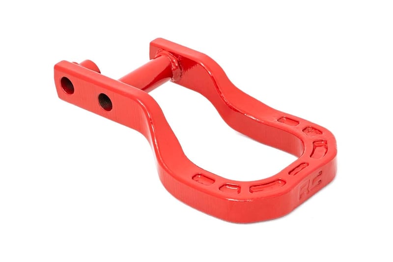 RC Tow Hooks | Forged | Red | Chevy Silverado 1500 2WD/4WD (2019-2022) (manufacturer page)