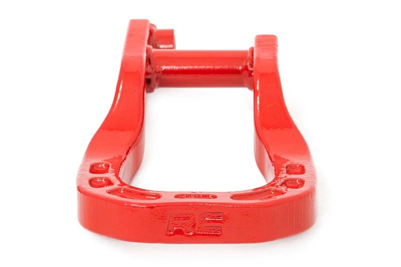 RC Tow Hooks | Forged | Red | Chevy Silverado 1500 2WD/4WD (2019-2022) (manufacturer page)