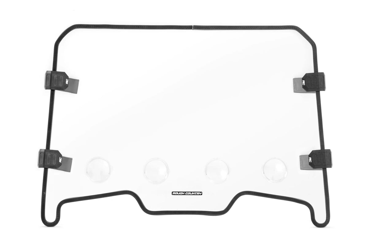 Vented Full Windshield | Scratch Resistant | Polaris RZR XP 1000 - Windshields (Image 2 of 6)