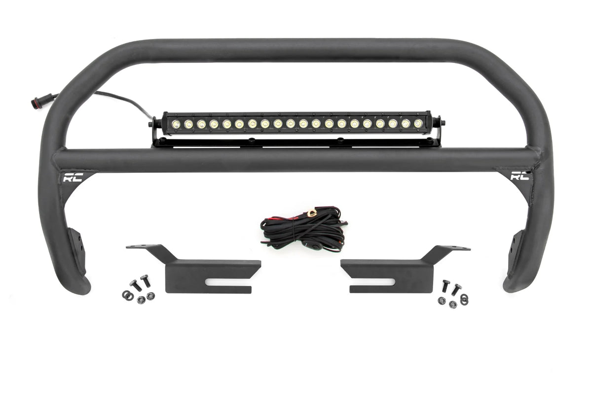 Nudge Bar | 20 Inch Black Single Row LED | Ford Bronco 4WD (2021-2026) - Bull Bars (Image 1 of 6)