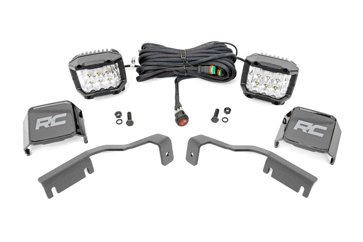 LED Light Kit | Ditch Mount |  3" OSRAM | Wide | Nissan Frontier (22-26) - Lighting & Acc (Image 1 of 6)