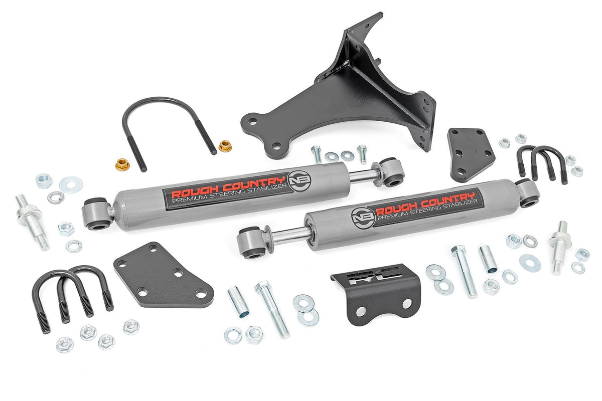N3 Steering Stabilizer | Dual | 2-8 Inch Lift | Ford F-250/F-350 Super Duty (05-24) - Shocks & Stabilizers (Image 2 of 5)