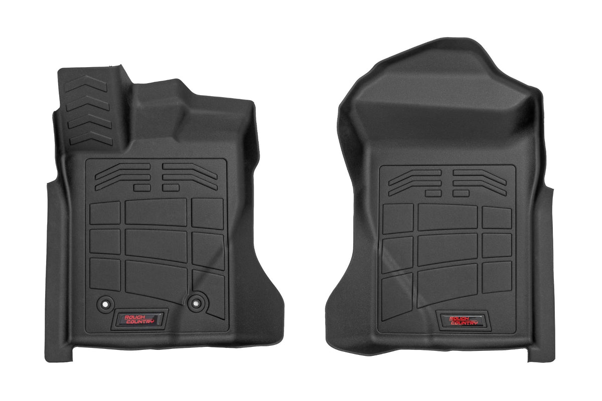 Rough Country M-51002 Floor Mats | FR & RR | Ford Ranger 2WD/4WD (2019-2023) - Image 1