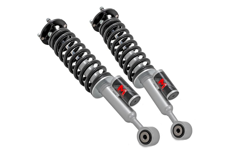 RC M1R Reservoir Loaded Struts | Adjustable Height | Front | 3.5 Inch | Toyota Tacoma (24-26) (manufacturer page)