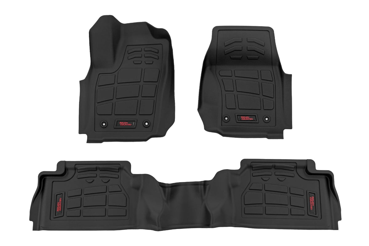 Sure-Fit Floor Mats | Front & Rear | TRD PRO | Double Cab | Toyota Tacoma (24-26) - Interior & Mats (Image 1 of 5)