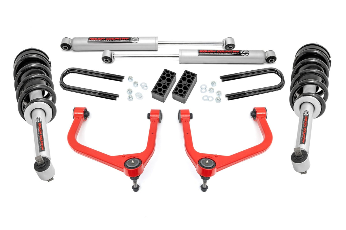 RC 3.5 Inch Lift Kit | M1 | Rear Mono Leaf | Chevy Silverado 1500 2WD/4WD (25-26) (manufacturer page)