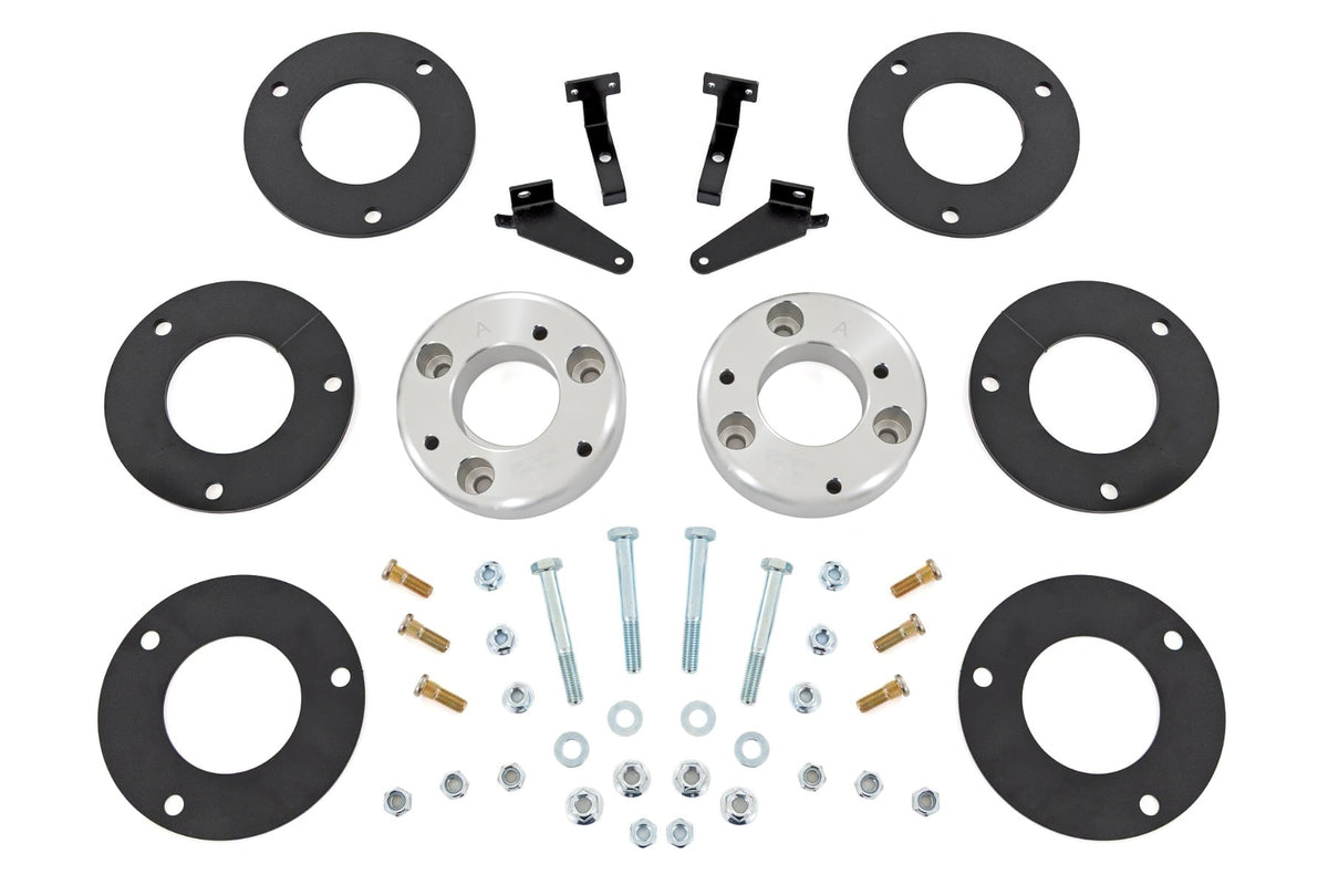 Rough Country 50019 2 Inch Lift Kit | Aluminum Spacer | Ford Expedition 4WD (2025-2026) - Studio View 1