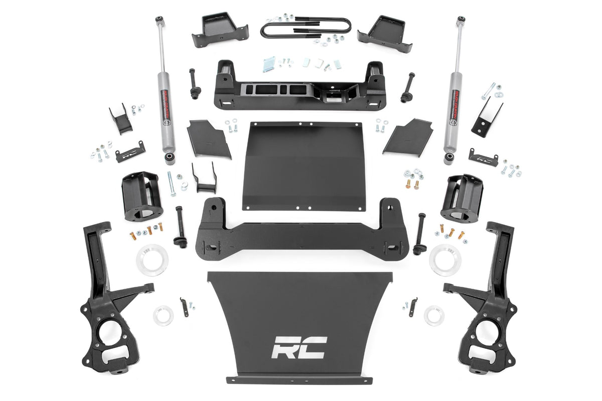 RC 6 Inch Lift Kit | Mono Leaf Rear | Vertex | GMC Sierra 1500 2WD/4WD (25-26) (manufacturer page)