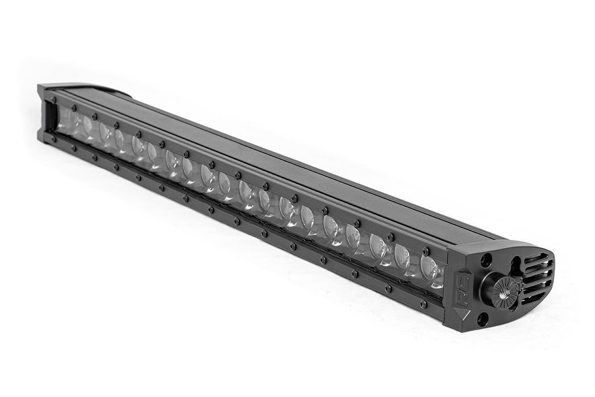 20 Inch Black Series LED Light Bar | Single Row | Amber DRL - Lighting & Acc (Image 1 of 6)
