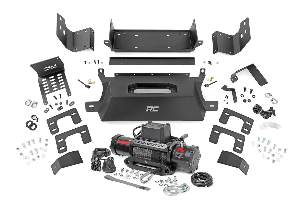 Hidden Winch Mount | 12000S | Ford Bronco 4WD (2021-2026) - Winches & Acc (Image 1 of 6)