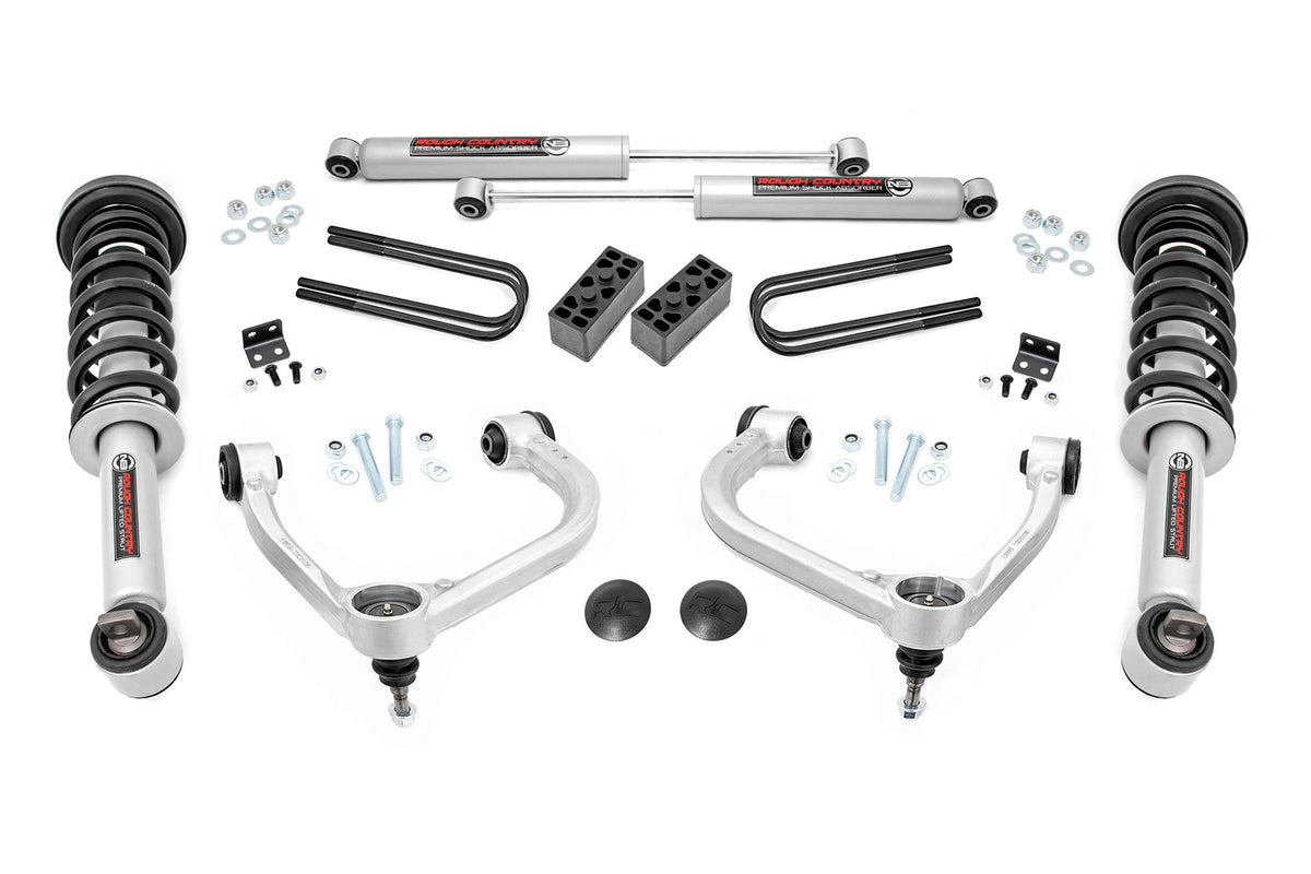 3 Inch Lift Kit | Forged UCA | N3 Struts | Ford F-150 4WD (2021-2026) - Susp Lift Kits 4wd (Image 1 of 6)