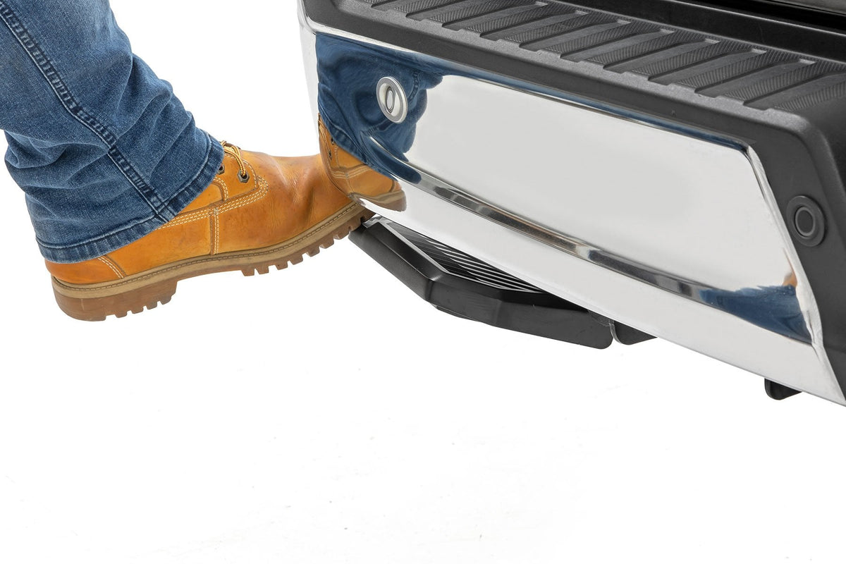 Rough Country PW044434 Retractable Bed Step | Manual Pull | Ford F-150 2WD/4WD (2015-2020) - Image 2