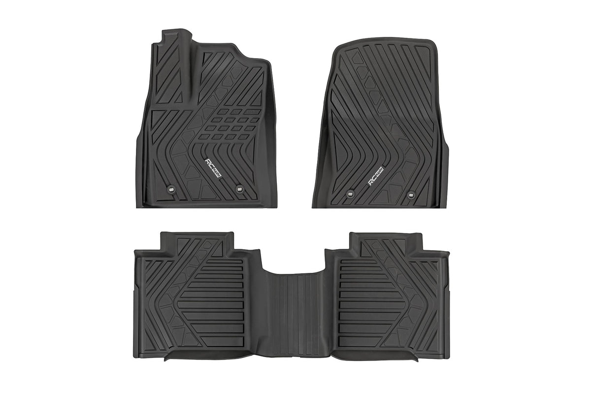 Flex-Fit Floor Mats | FR & RR | CrewMax | Toyota Tundra 2WD/4WD (2022-2026) - Interior & Mats (Image 1 of 5)